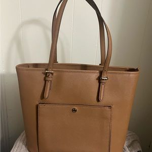 Michael Kors Jet Set Travel Large Leather Leather Tote 👜